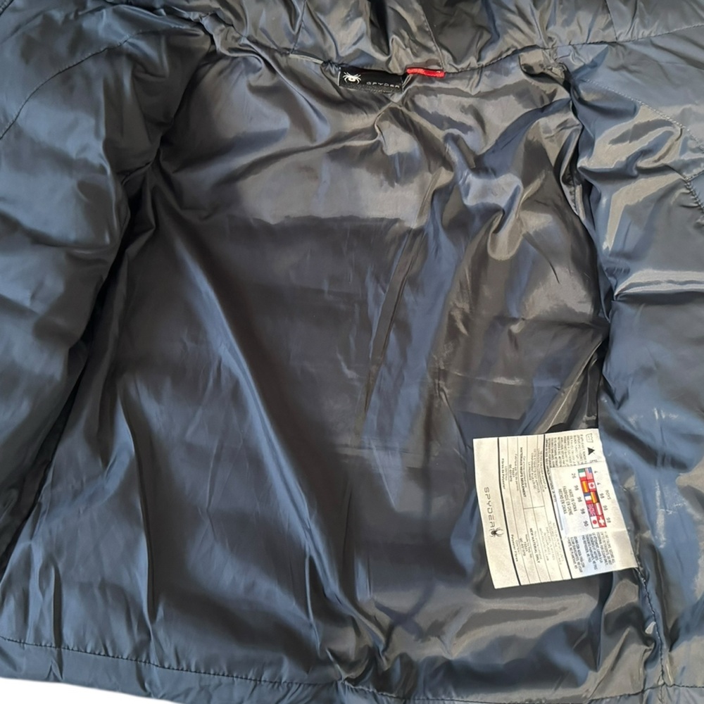 Spyder Kids Puffer Jacket with Hood – Size 4 - Picture 7 of 11